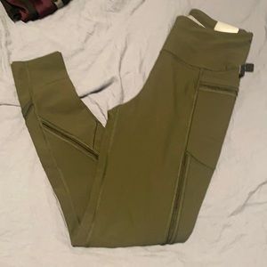 Olive green leggings! NWT